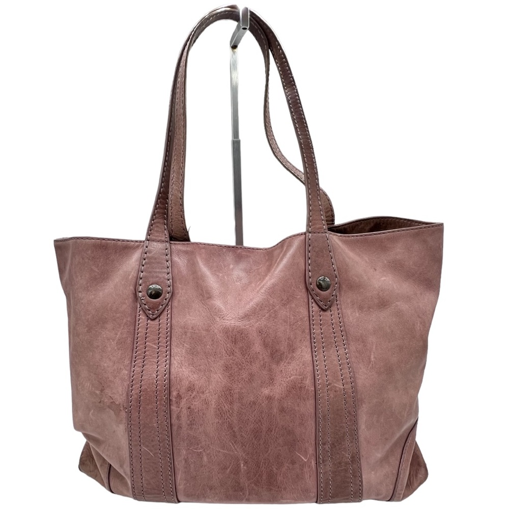 FRYE Melissa Leather Tote Purse Shopping Bag Purple Pink